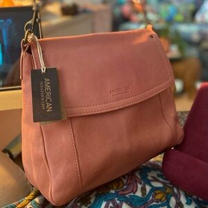 NWT American Leather Co. Crossbody/Shoulder Bag